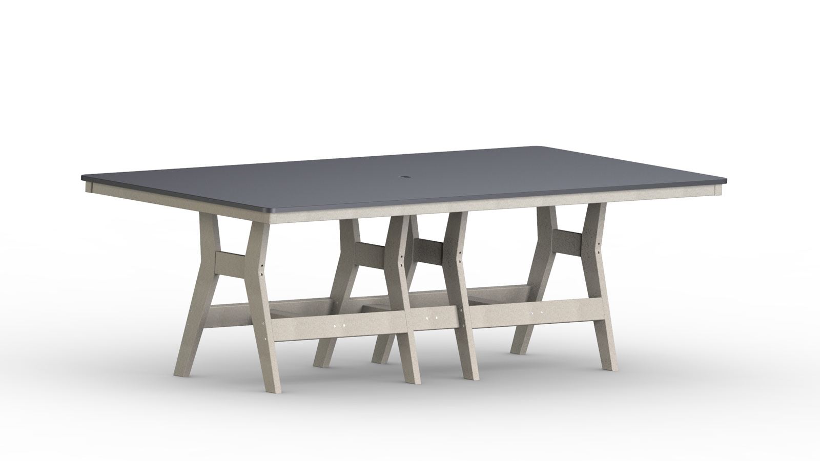 Harbor 44" X 96" Hammered Rectangular Dining Table