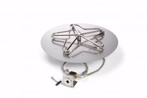 Round Flat Fire Pit Burner