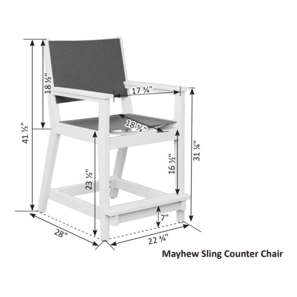 Mayhew Sling Counter Chair