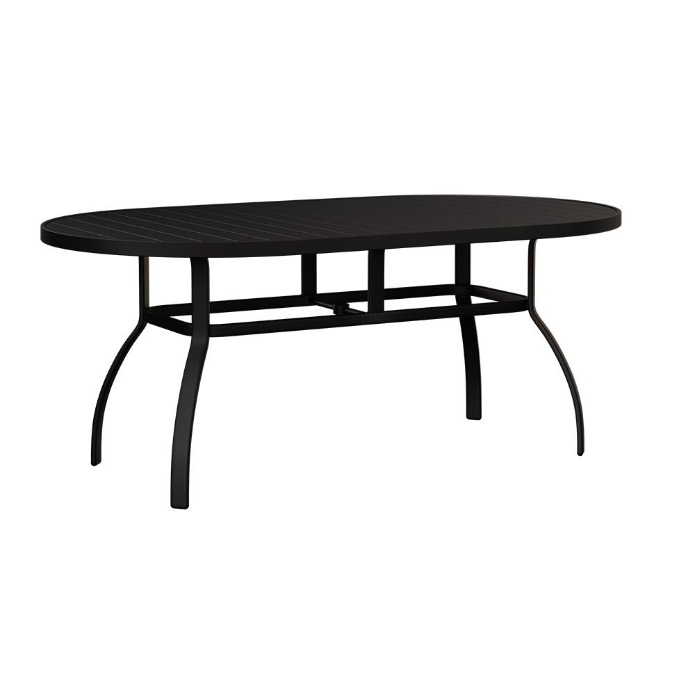 Murphy 42" x 76" Oblong Dining Table with Umbrella Hole