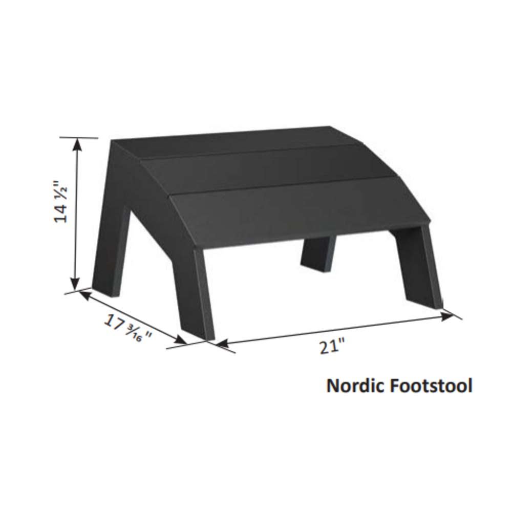 Nordic Adirondack Footstool