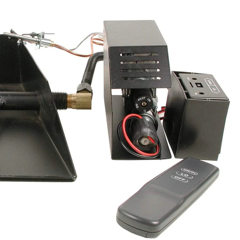 15" Ember Burner with Variable Flame and Remote for LP