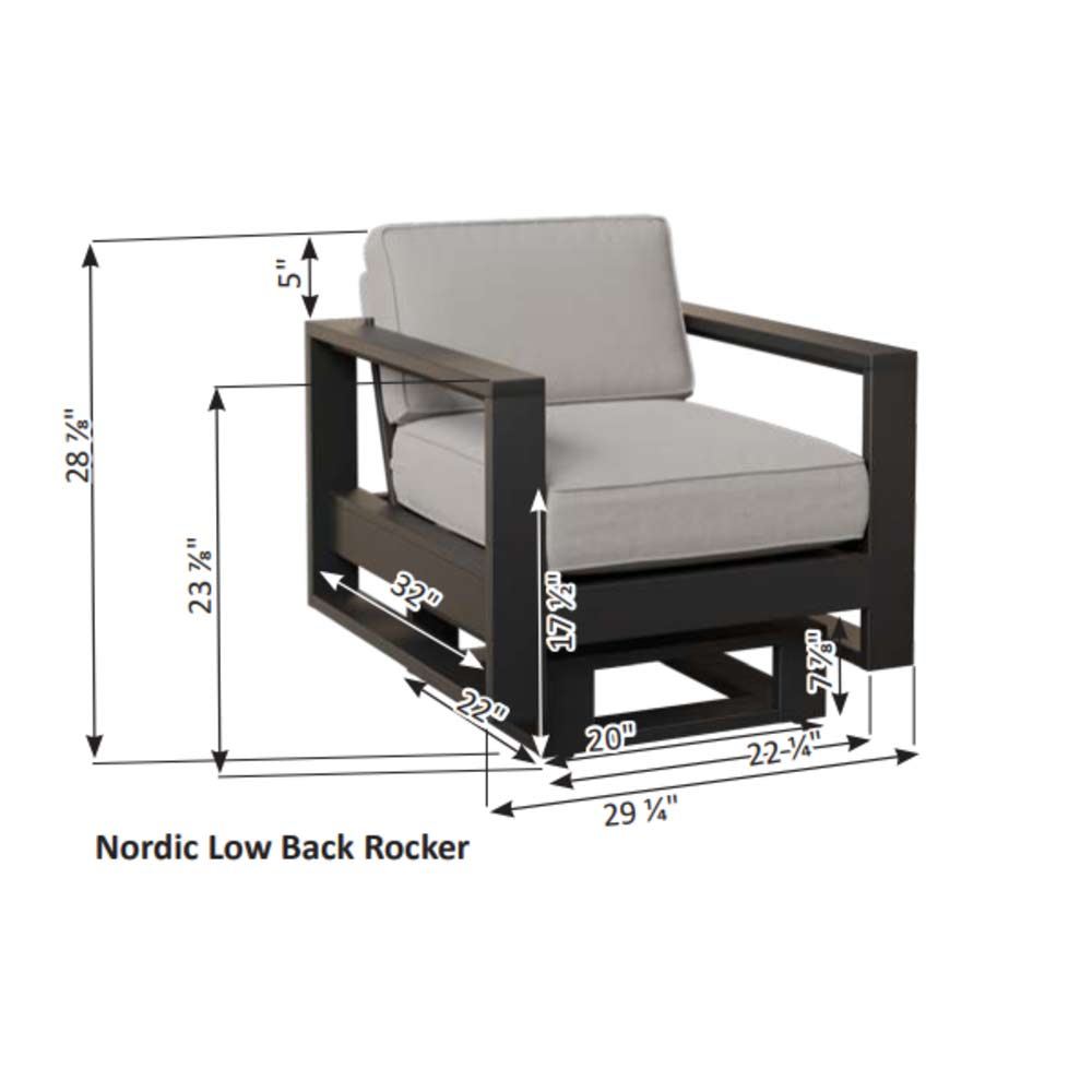 Nordic Rocker Club Chair