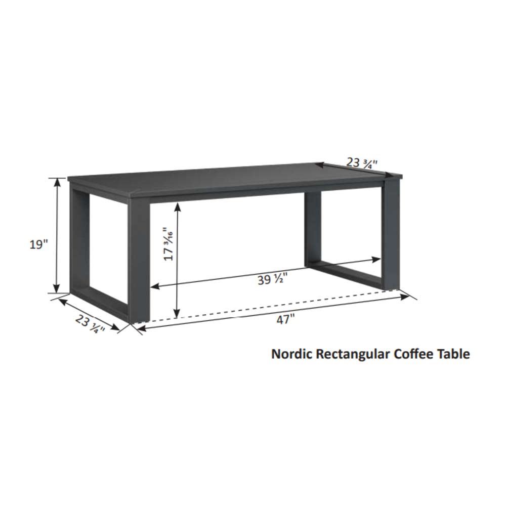 Nordic Rectangular Coffee Table