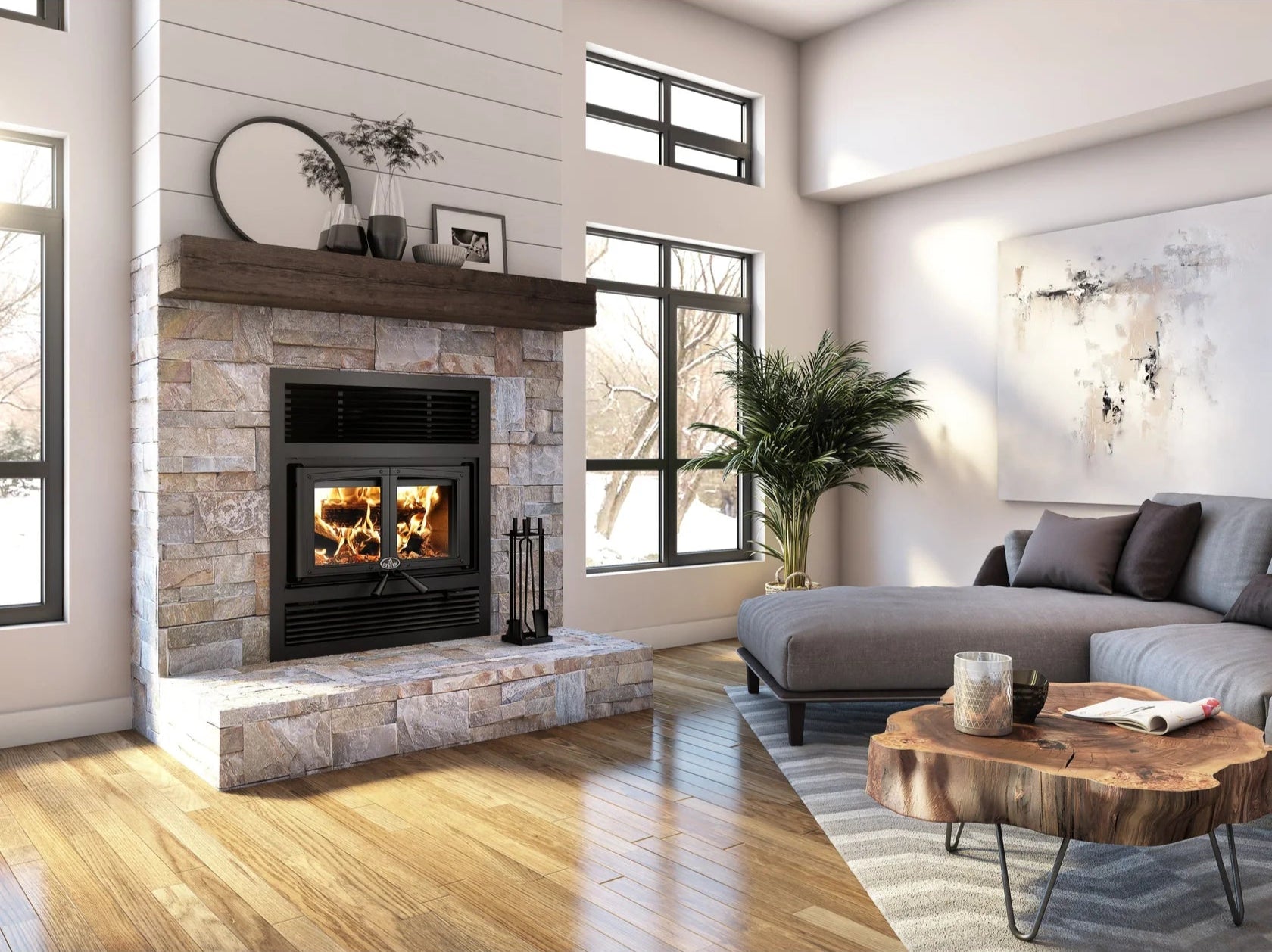 Osburn Everest III Wood Fireplace