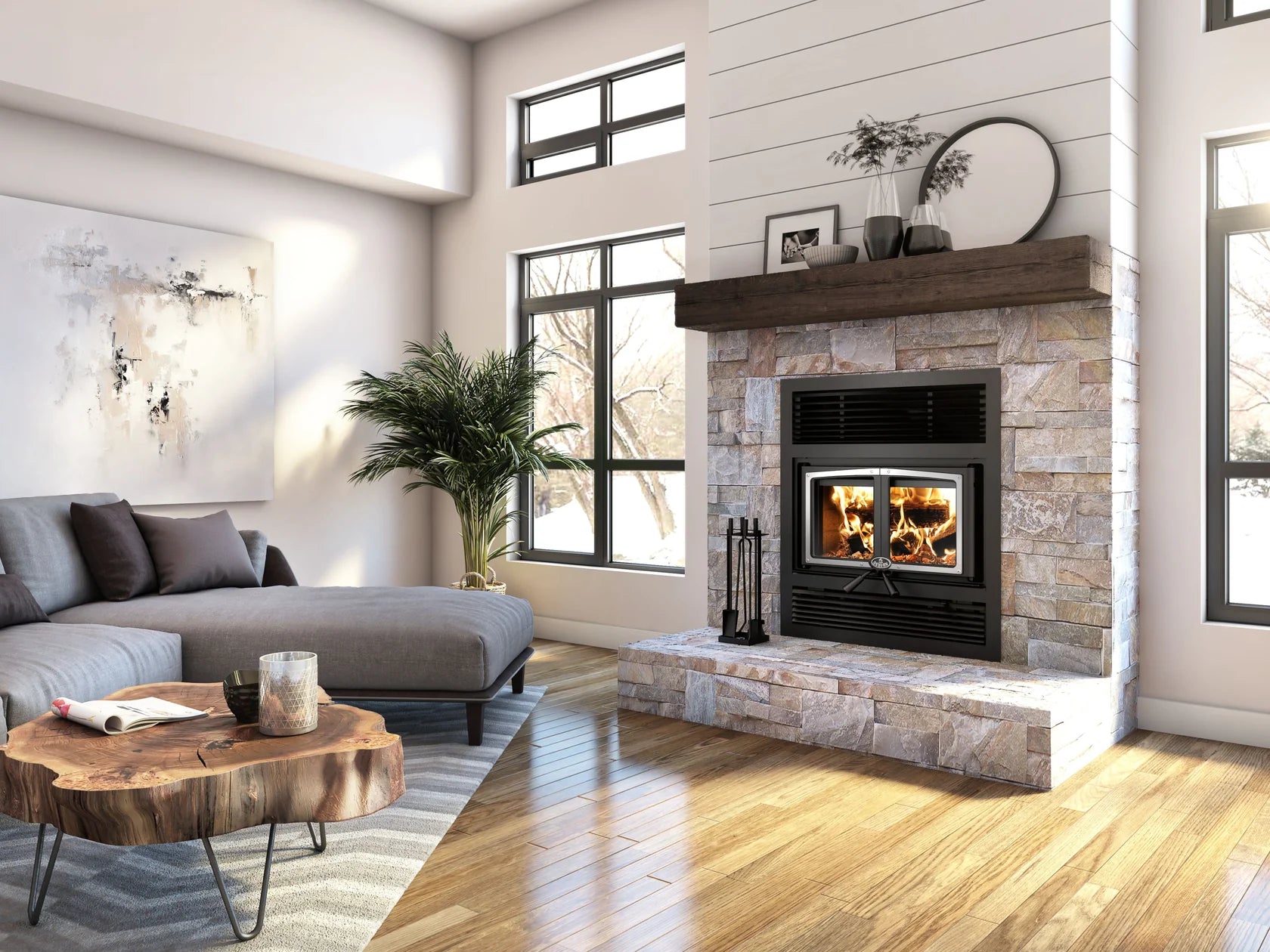 Osburn Everest III Wood Fireplace