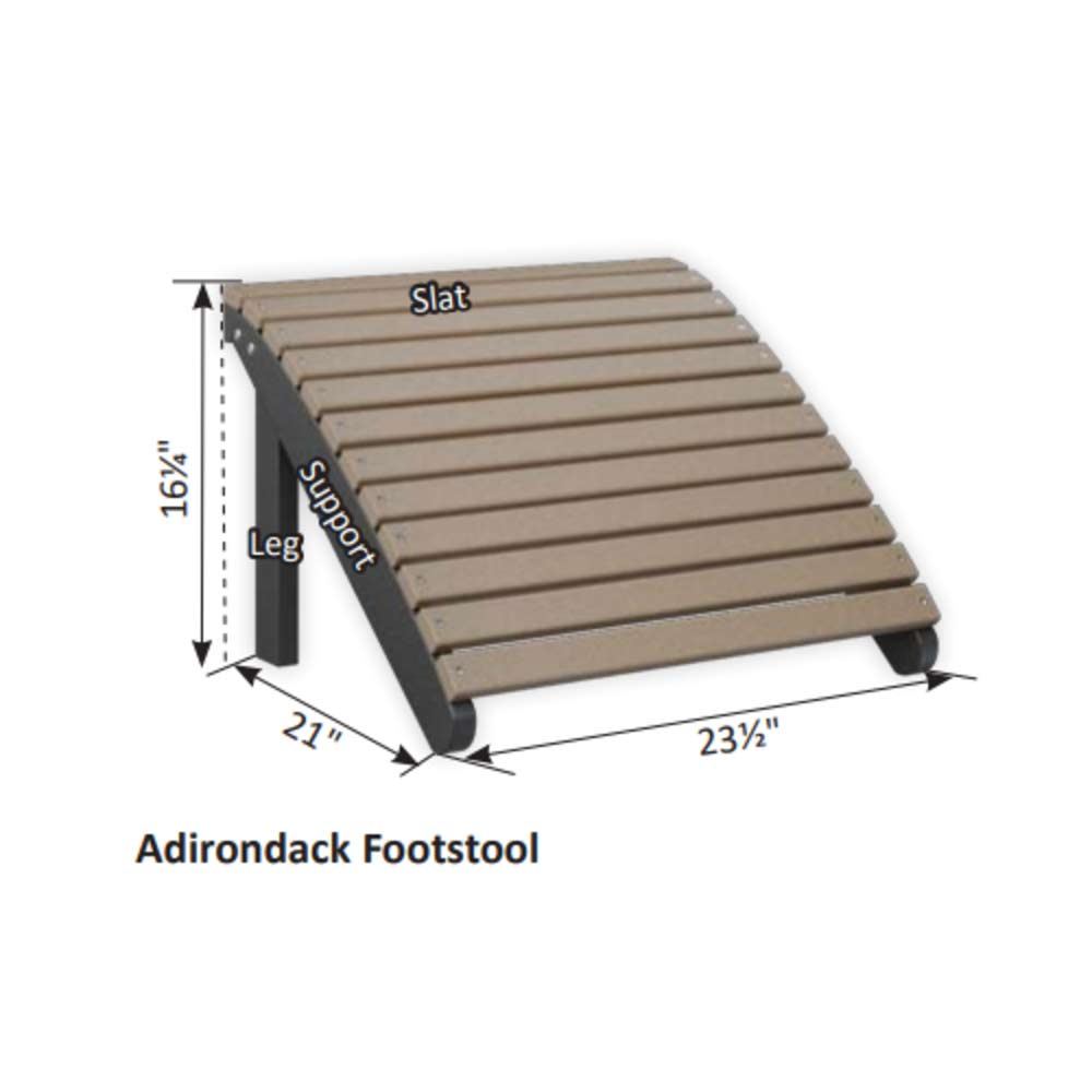 Adirondack Footstool