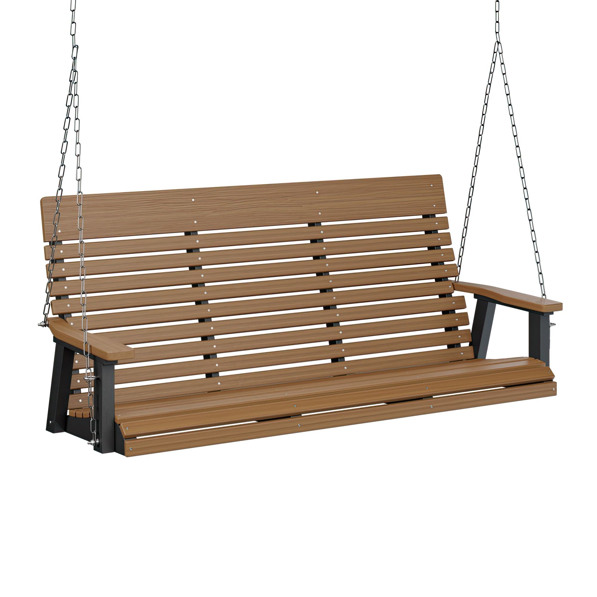 Casual-Back 3-Seat Swing (Zinc Chains)