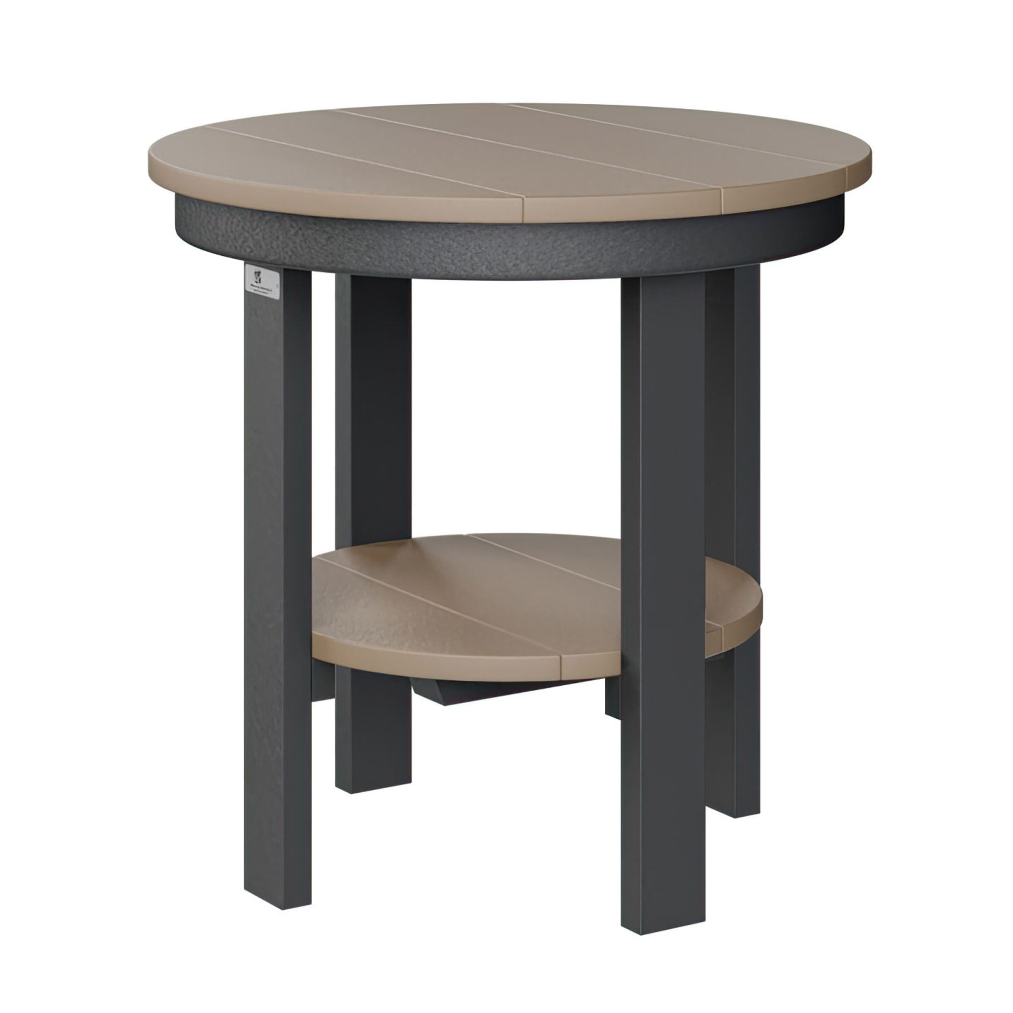 HDPE Round Dining End Table