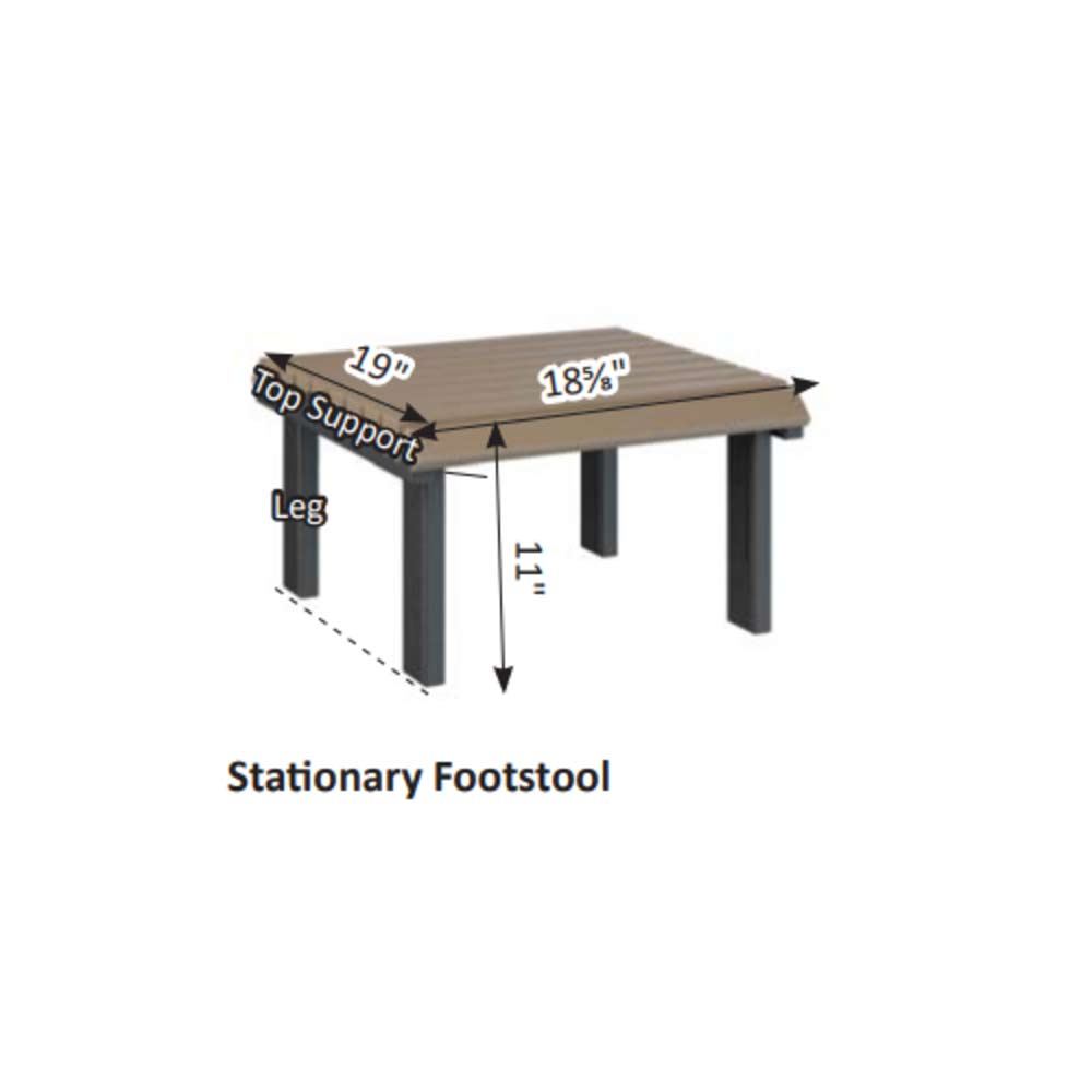 Stationary Footstool