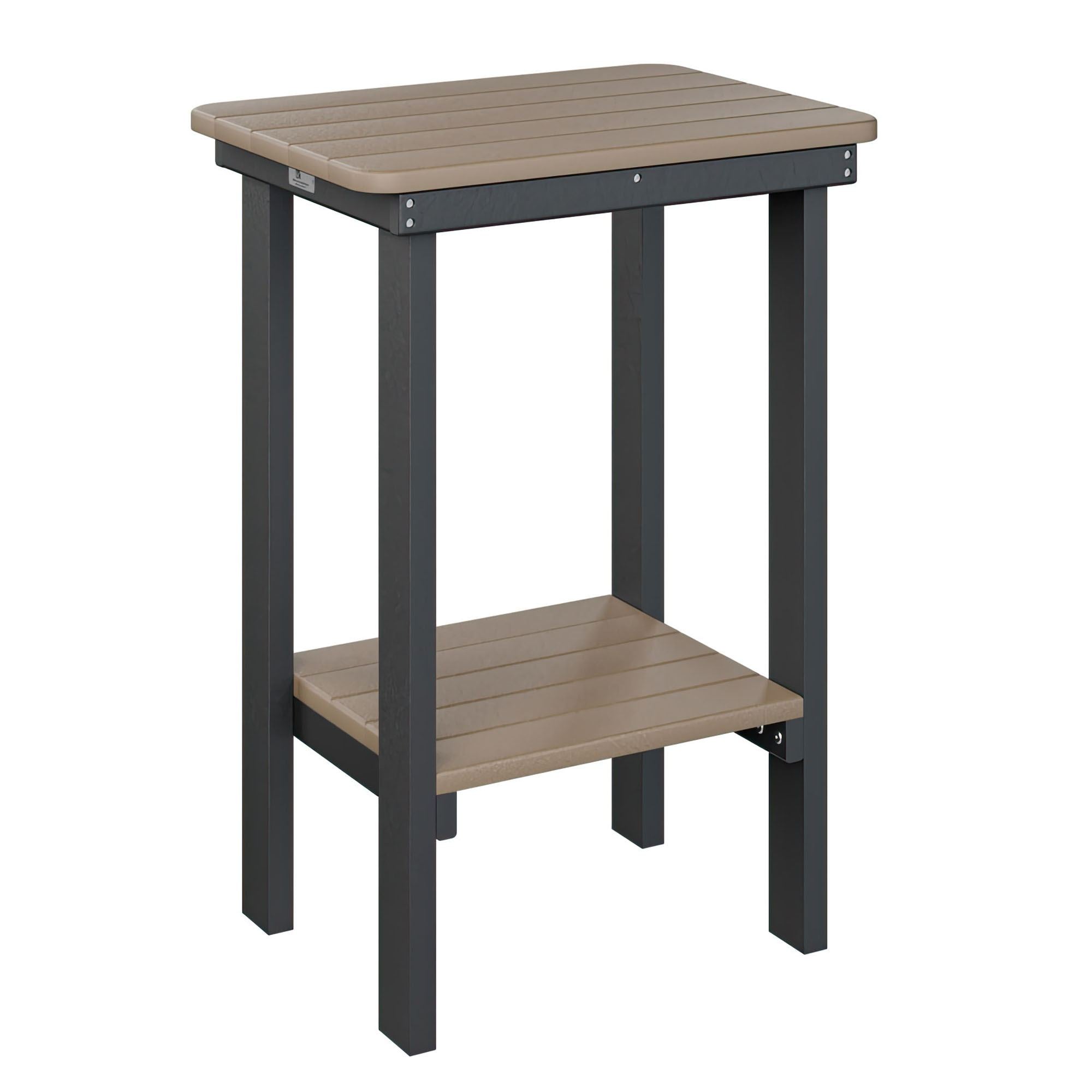 HDPE Rectangular Counter End Table