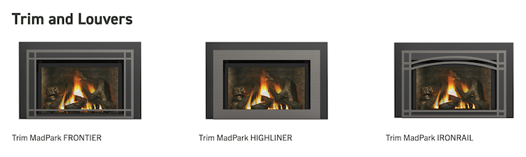 Medium Madison Park Gas Insert - Trims & Conversion Kits