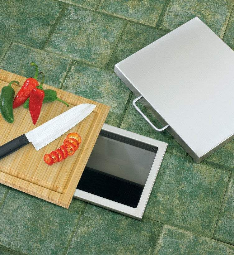 Twin Eagles Trash Chute, Cover, & Cutting Board