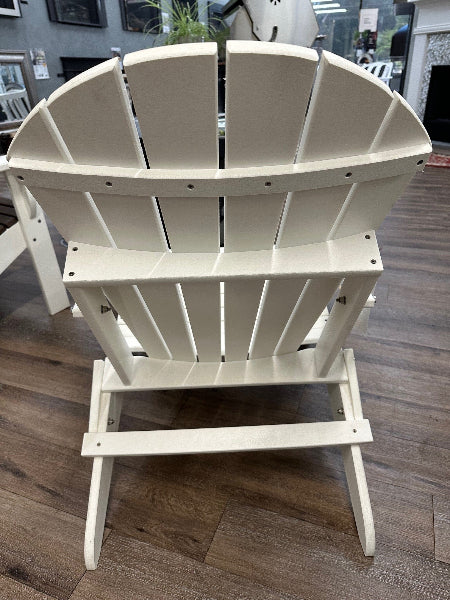 Poly Furniture USA Folding Adirondack White