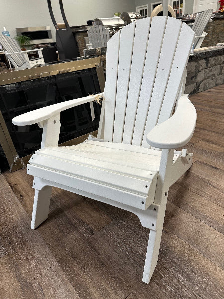 Poly Furniture USA Folding Adirondack White